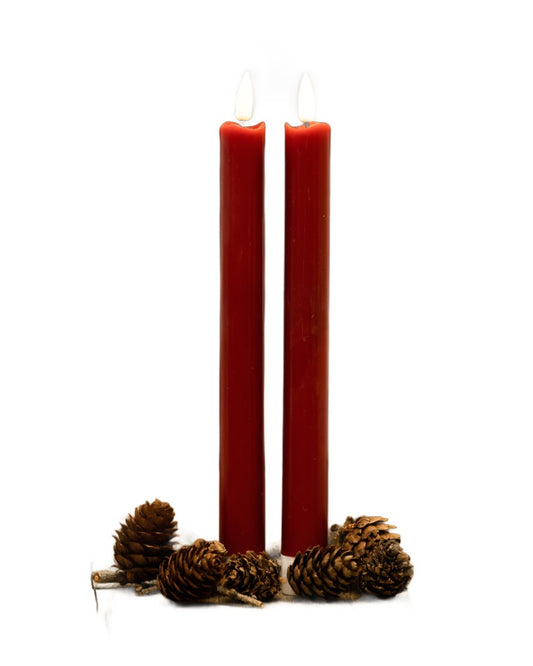 Red LED Table Candle 2pack