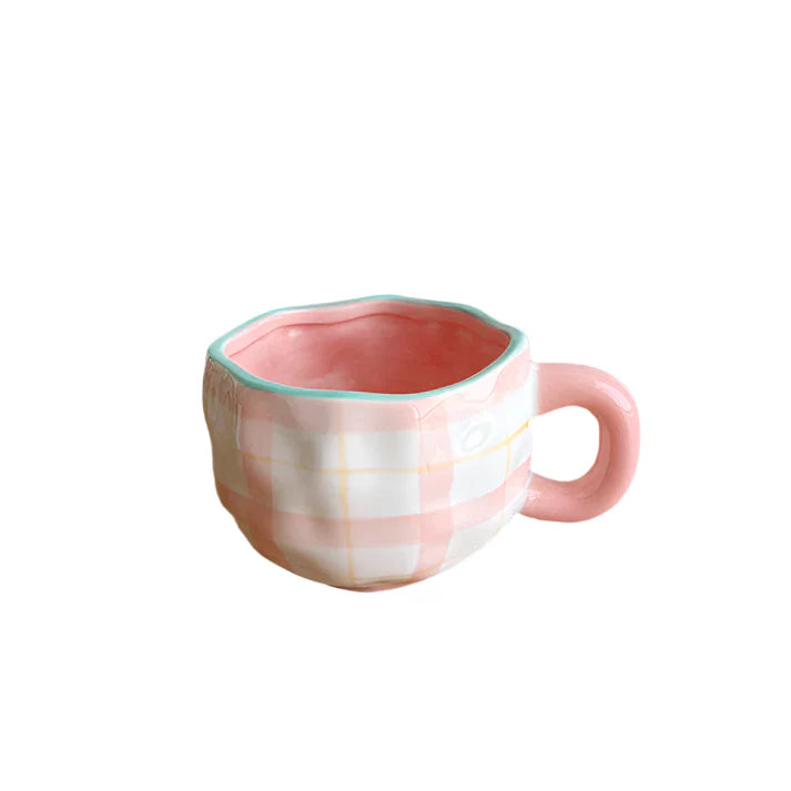 Alice Mug Check Pink