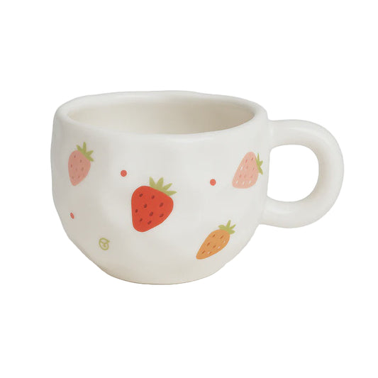 Yuna Ceramic Mug Strawberry