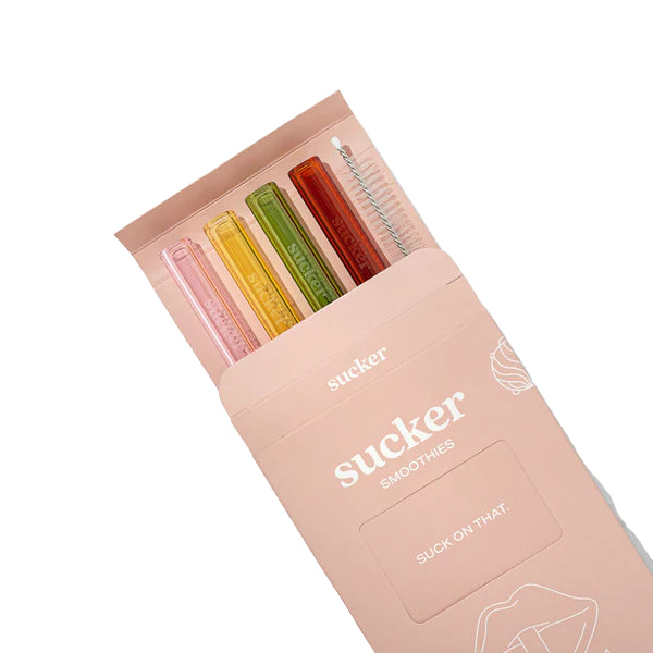 Smoothie Glass Straws Multi