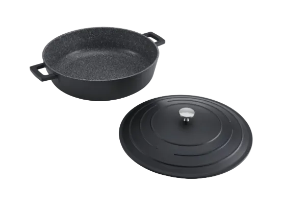 MC Cast Aluminium Shallow Casserole Dish 5L