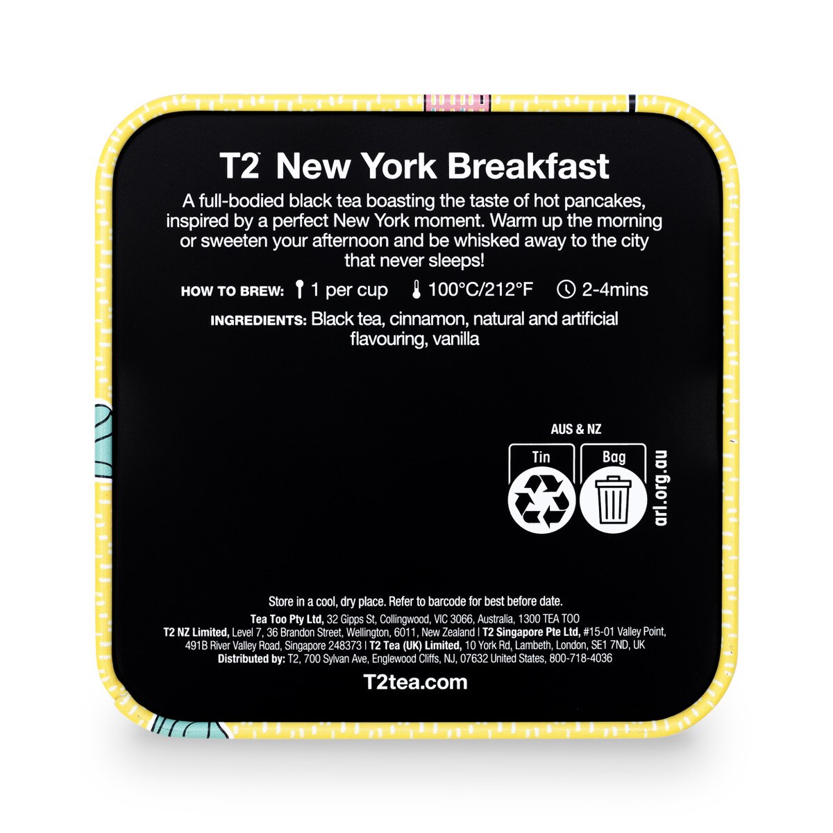 T2 Limited Tin New York Breakfast