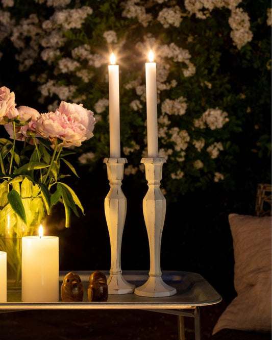 White LED Table Candle 2pack