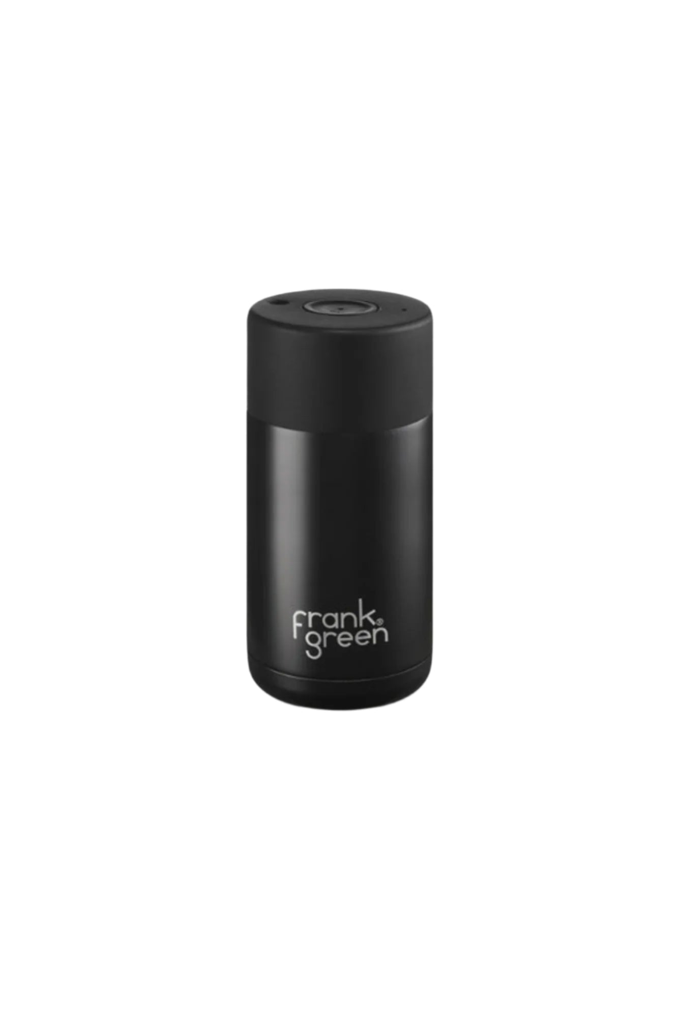 Ceramic Cup w Push Button Lid Midnight