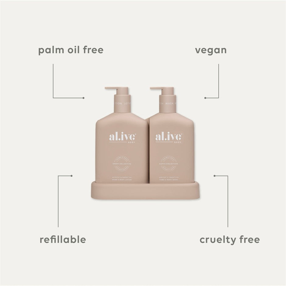 Wash & Lotion Duo Apricot & Sweet Fig