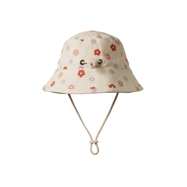 Bucket Sunhat Petite Flora Stamp