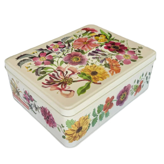 EB Garden Flowers Deep Rect Tin
