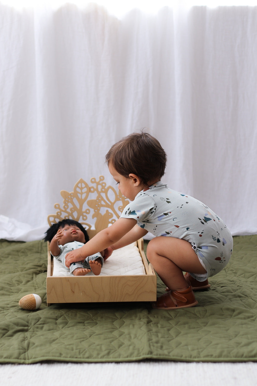 Short Sleeve Bodysuit - Garden Treasures