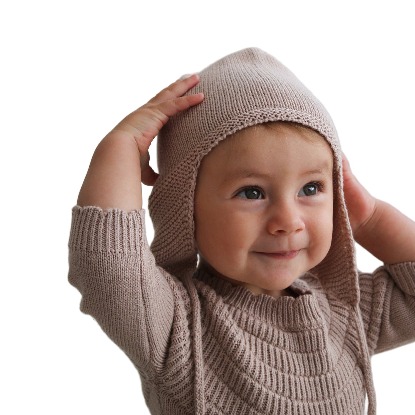 Knit Hat Lilac Ash