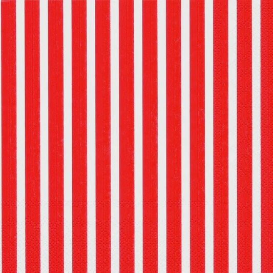 Luncheon - Stripes Again Red