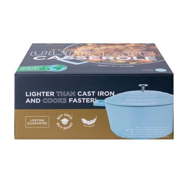 MC Casserole Dish 5L Cast Aluminium Pastel Blue