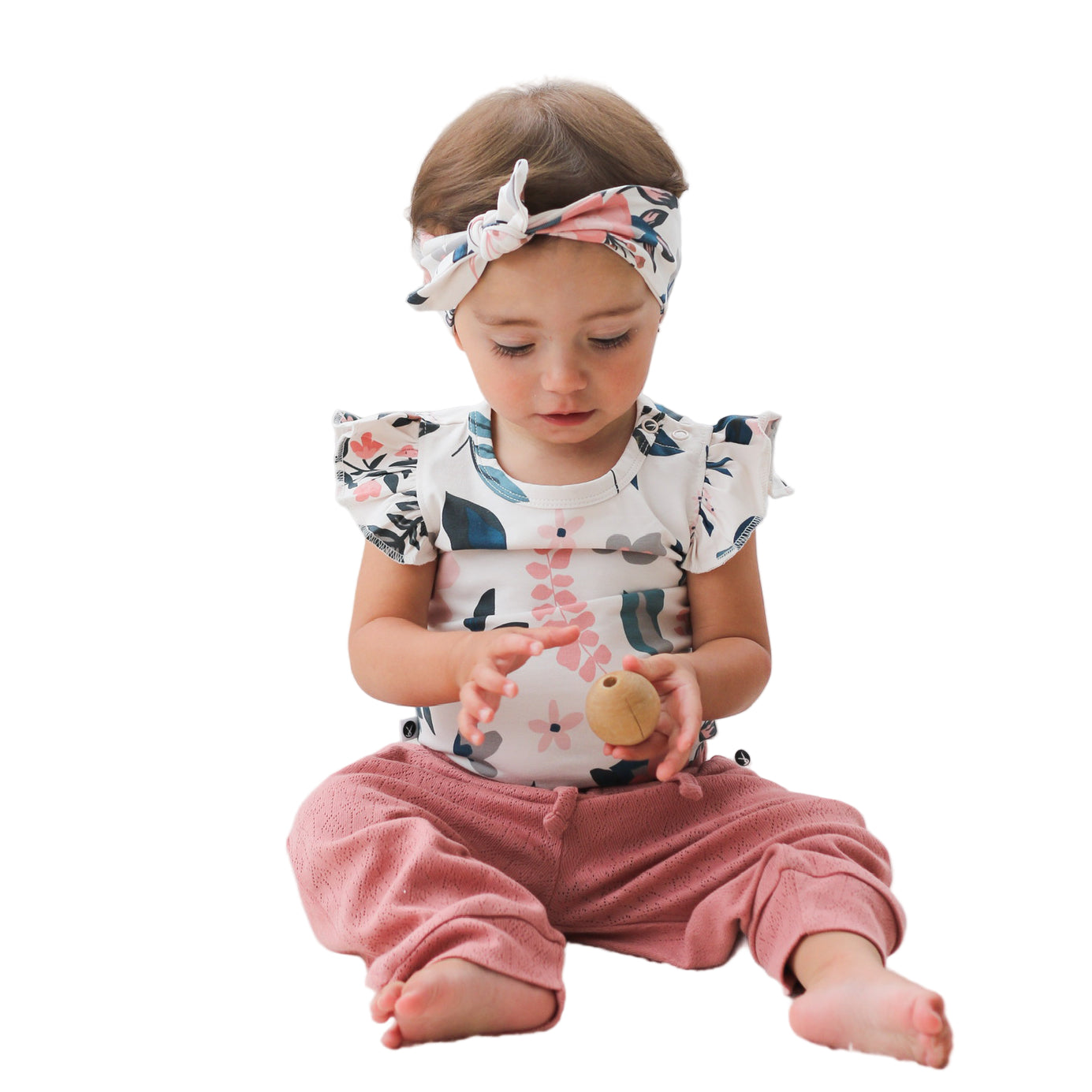 Flutter Bodysuit Pink Clementine