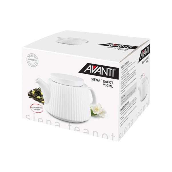 Sienna Teapot White