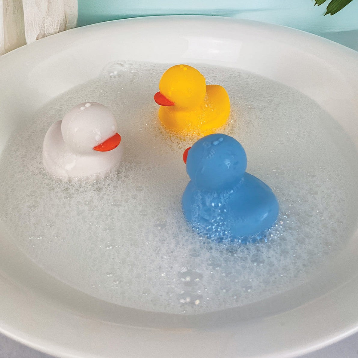 Silicone Squeezy Bath Toys Ducks 3 Piece