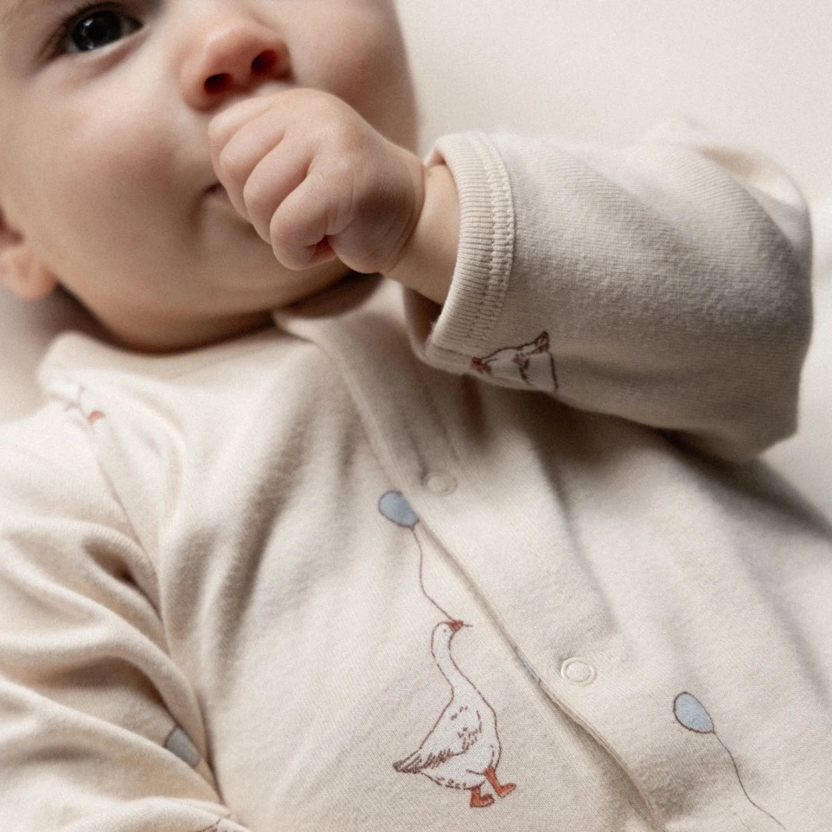 Cotton Stretch & Grow Goose Lullaby