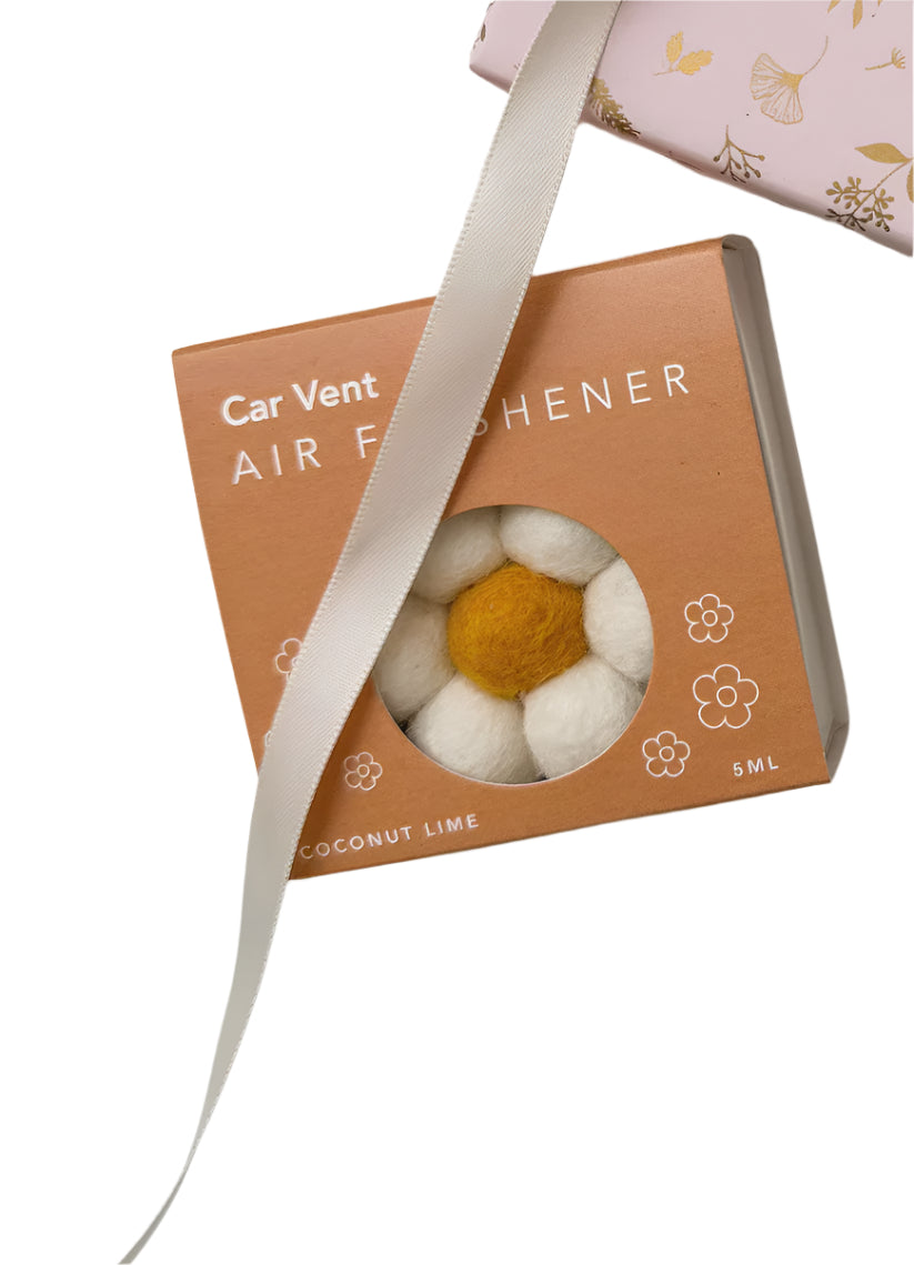 Car Diffuser Coconut Lime White Mustard