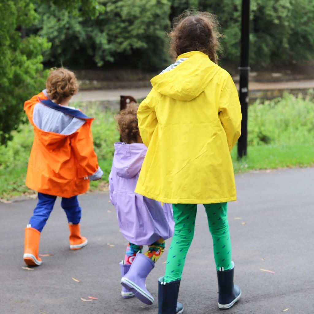 Yellow Zip Unisex Raincoat