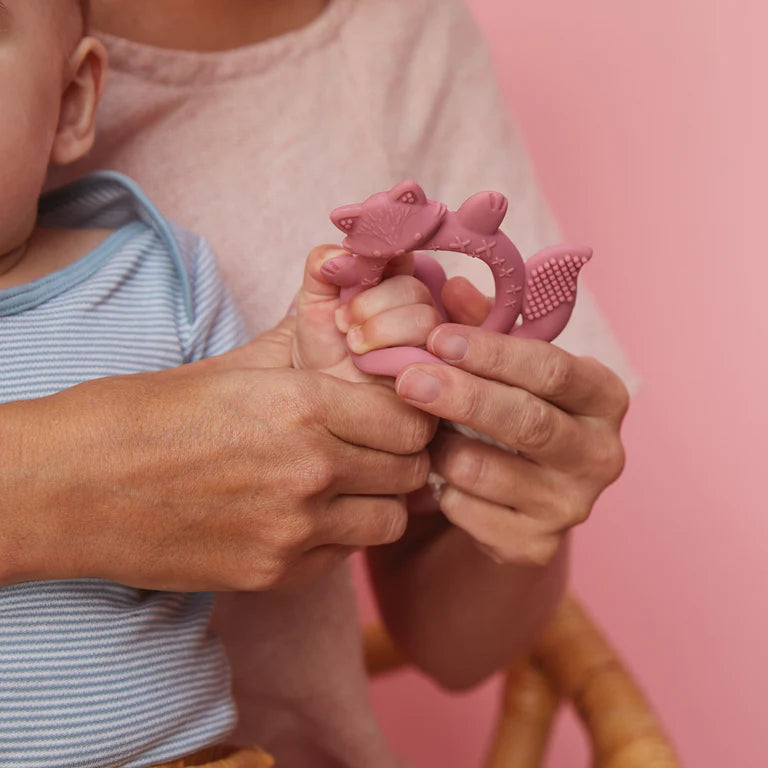Wrist Teether Fox Blush