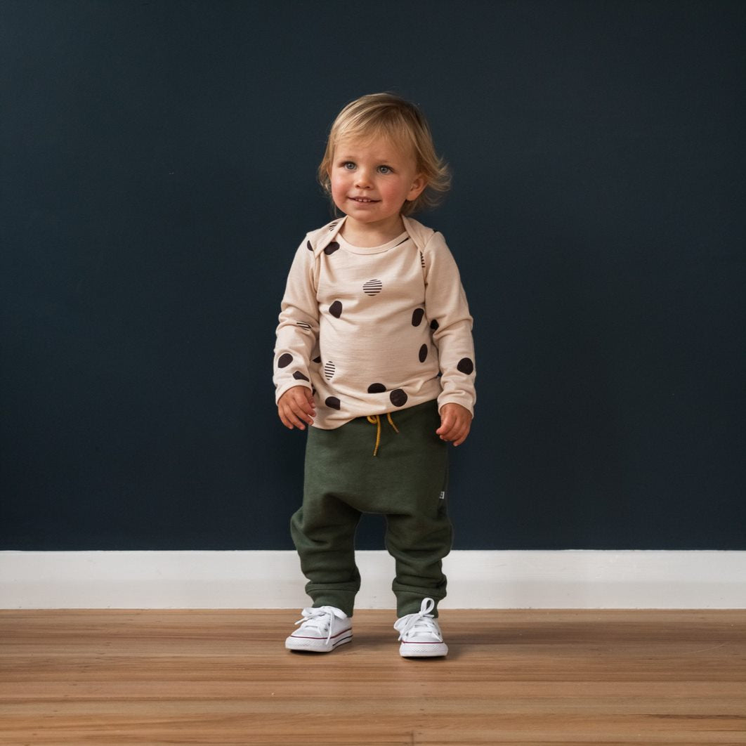 Mini Slouch Tracky - Olive
