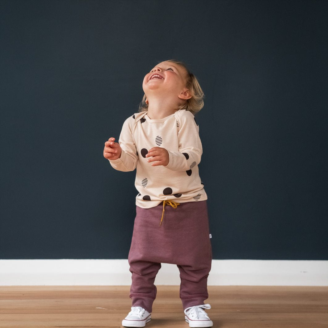 Mini Slouch Tracky - Plum