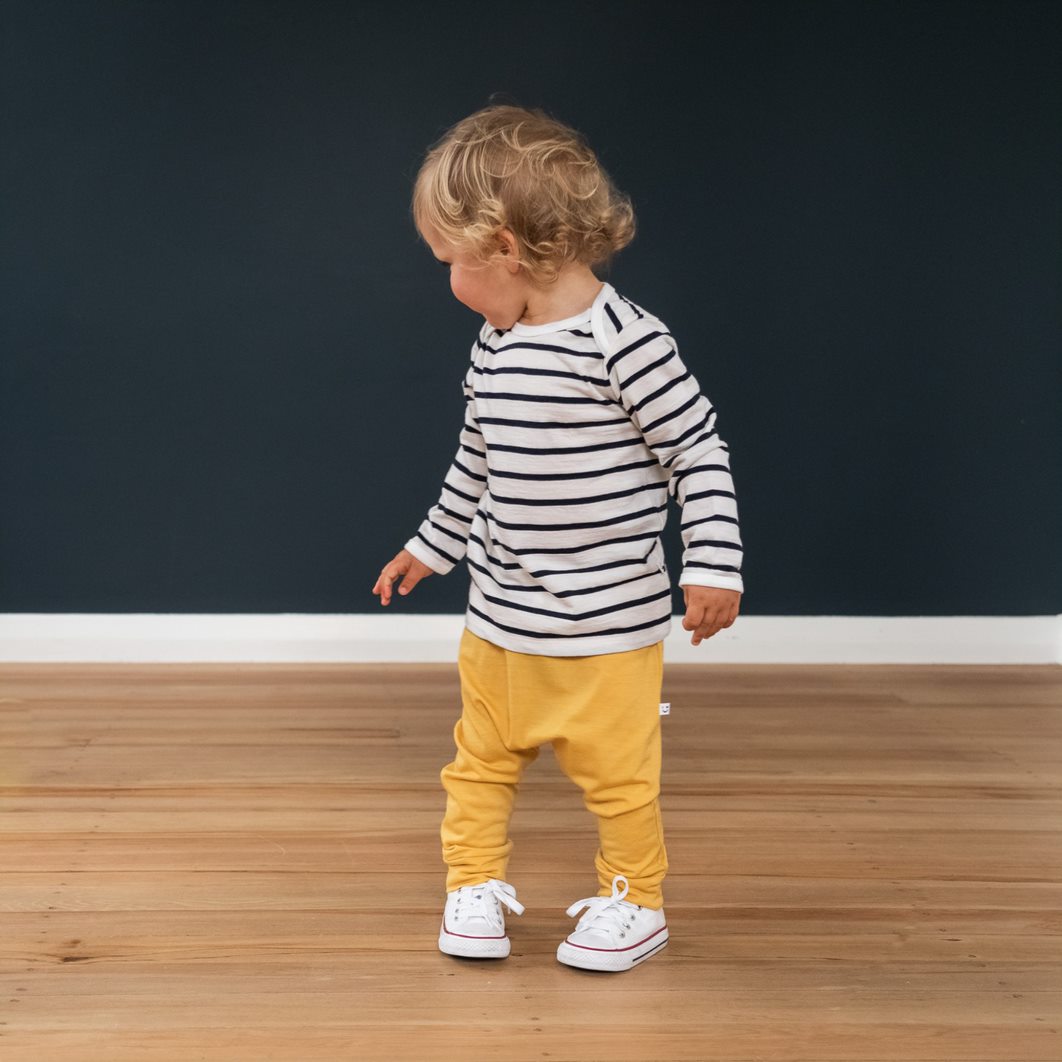 Mini Slouch Pants - Canary