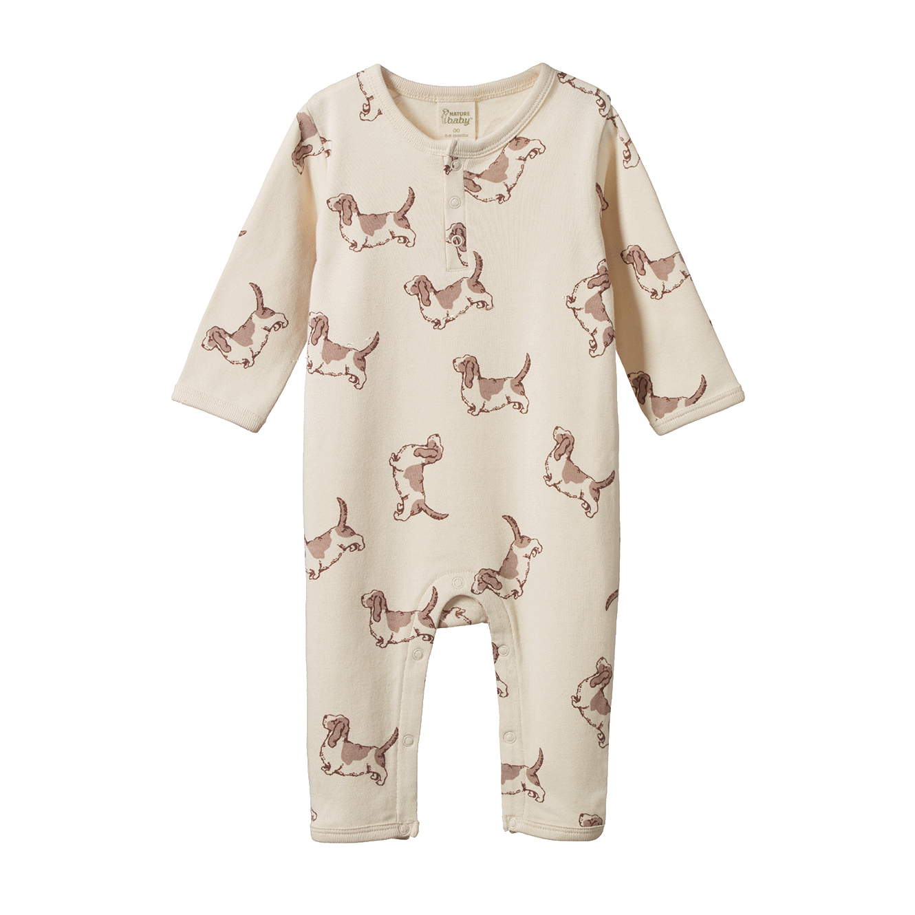 Henley PJ Suit Happy Hounds