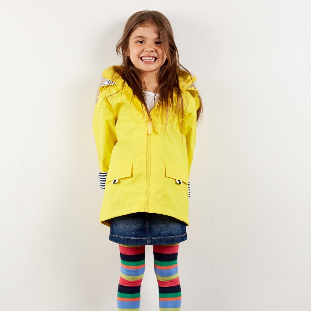 Yellow Zip Unisex Raincoat