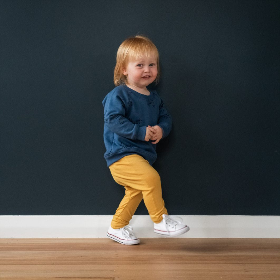 Mini Slouch Pants - Canary