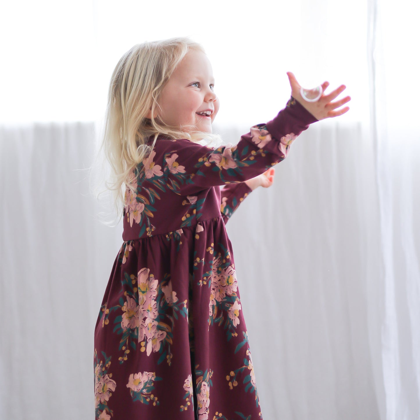 Poppy Dress - Alpine Flowers