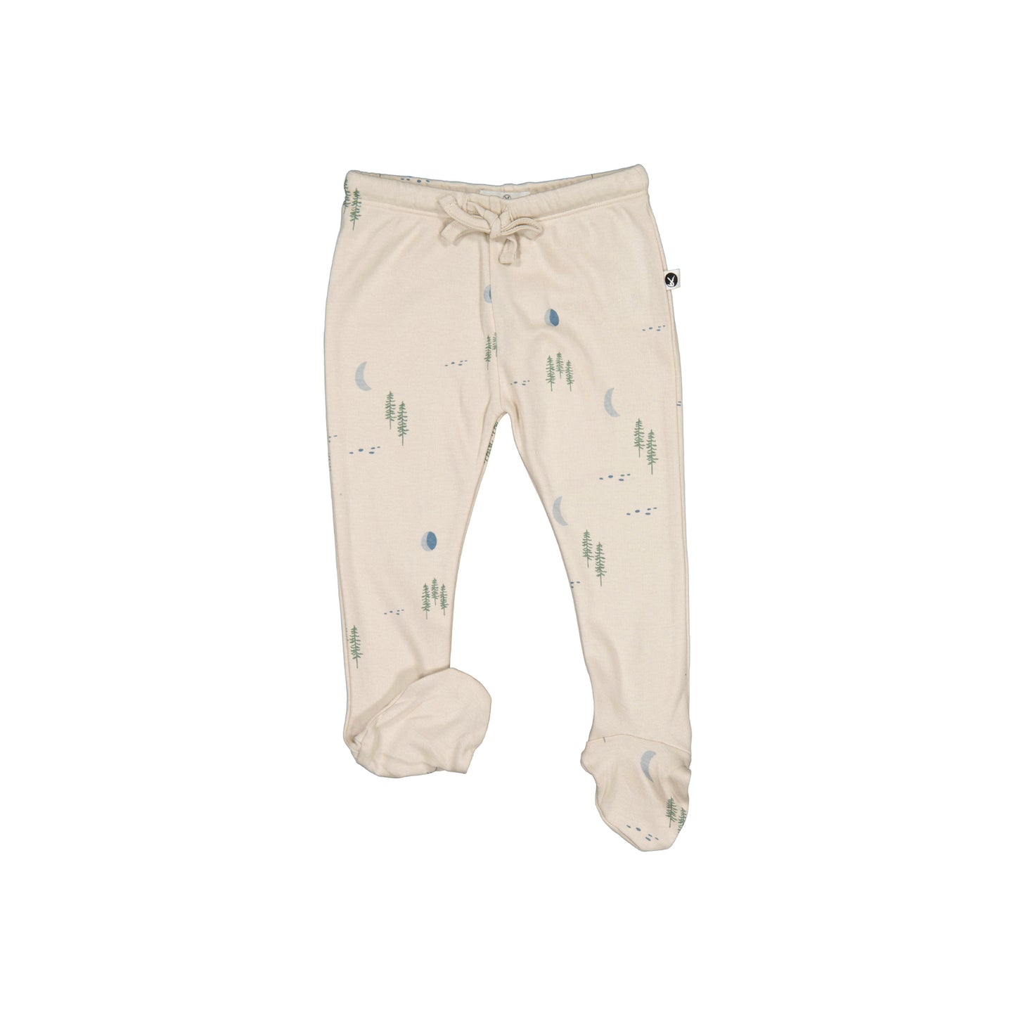 Footed Pants - Midnight Forest