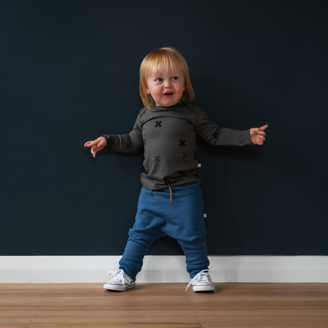 Mini Slouch Tracky - Denim