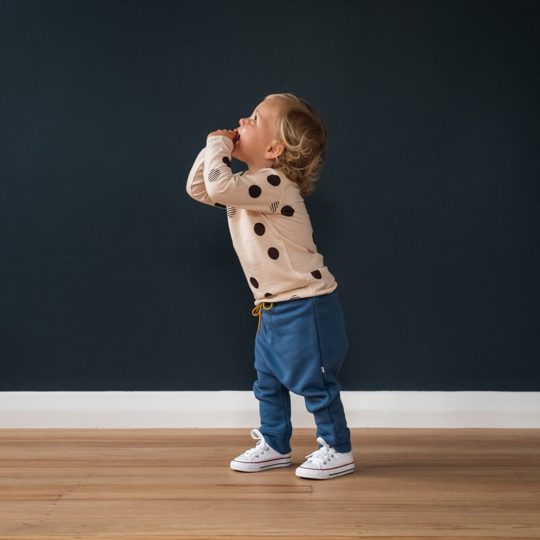 Mini Slouch Tracky - Denim