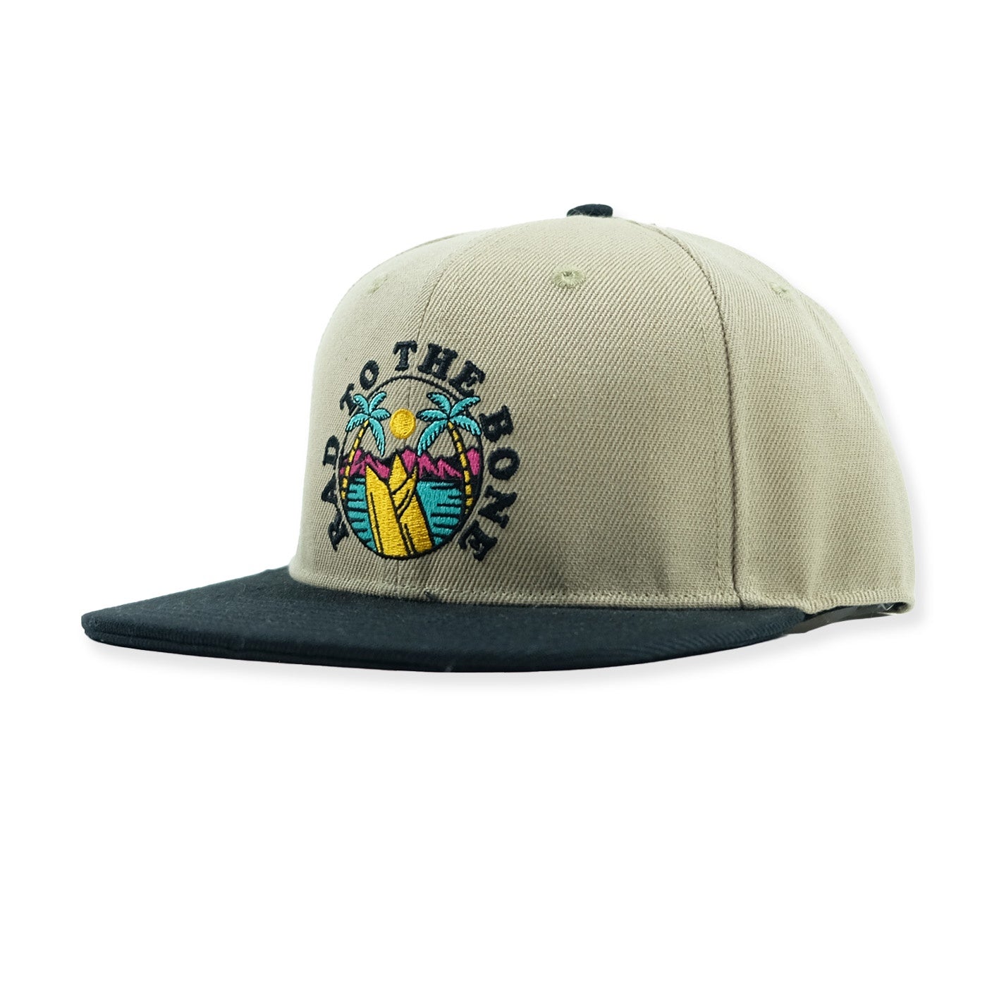 Rad Snapback Cap - Sand/Black