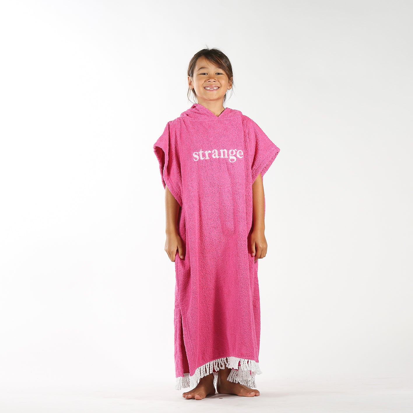 Poncho Towel - fuchsia
