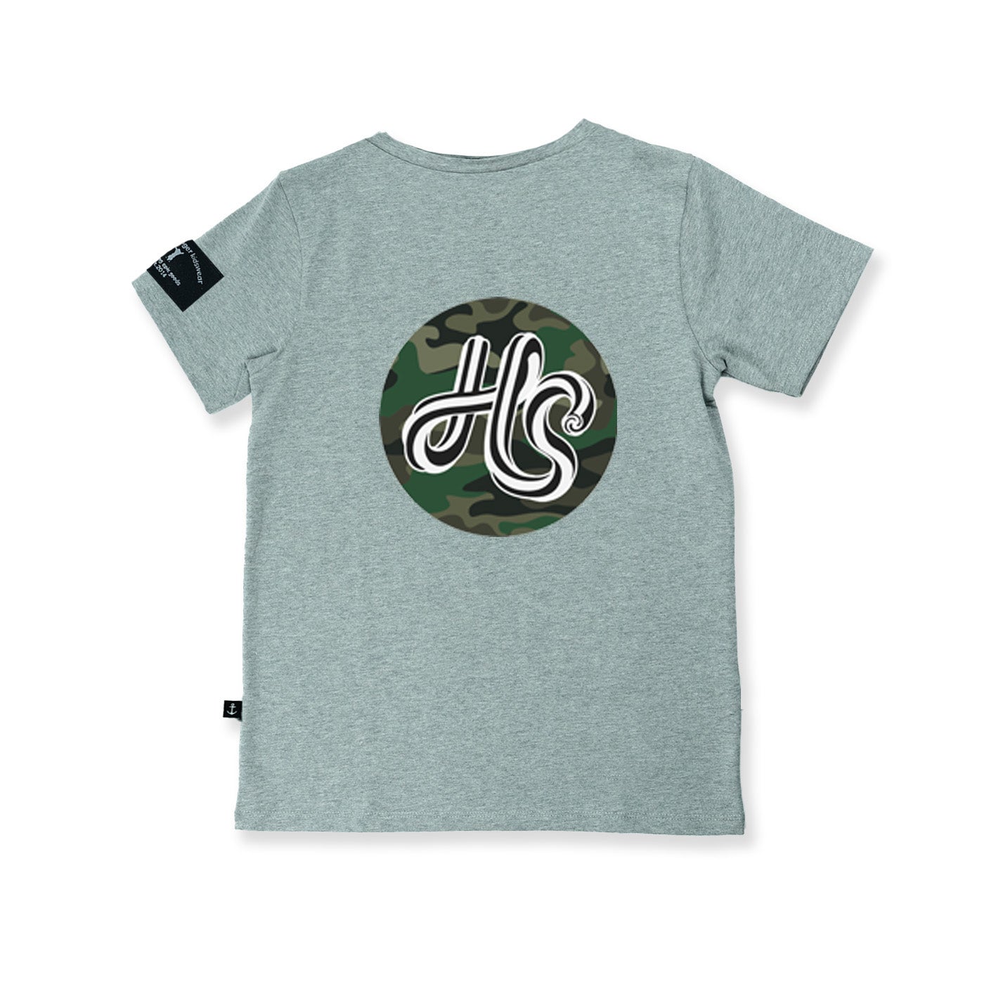 Hello Stranger 'HS' Tee - greymarle