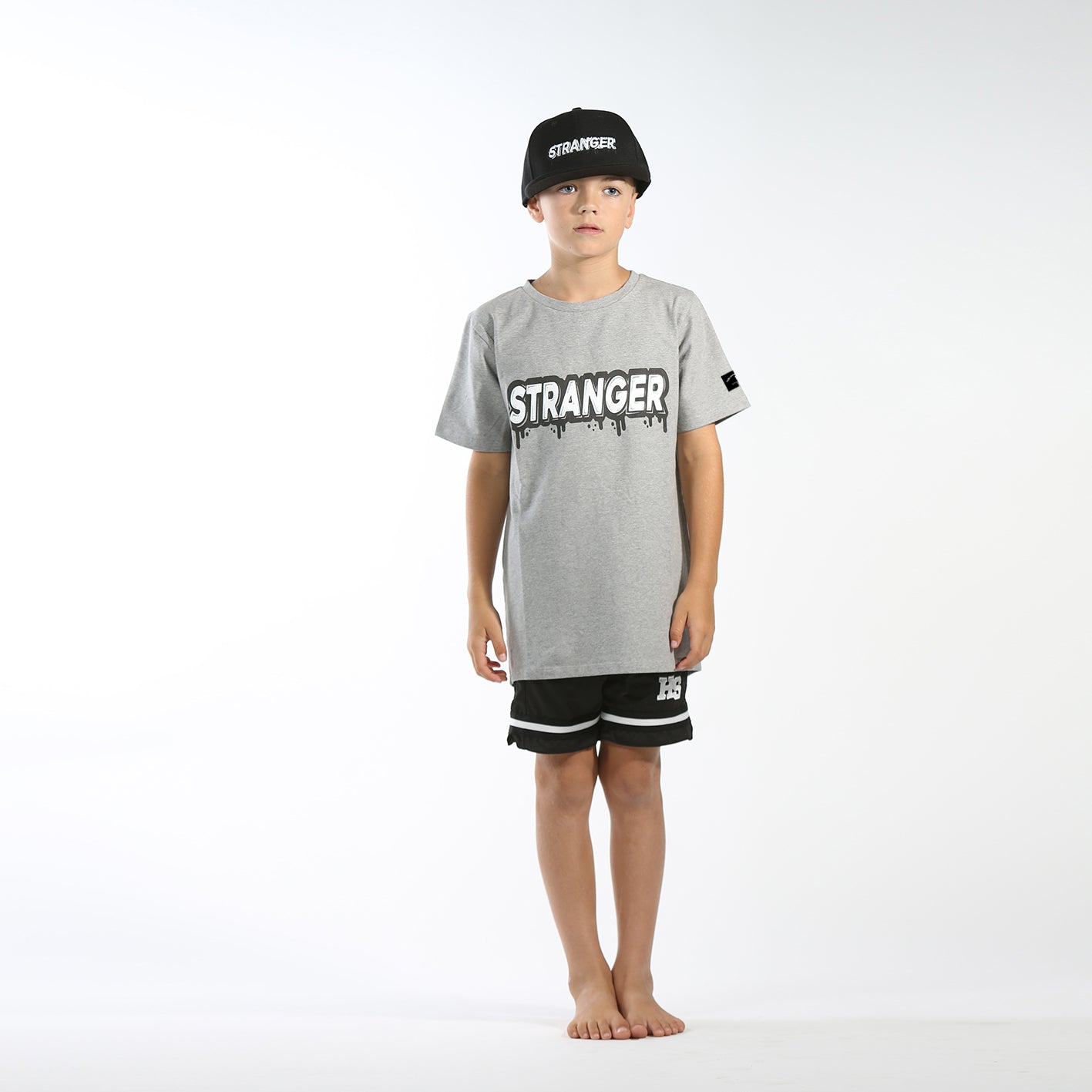 Stranger' Scoop Tee - greymarle