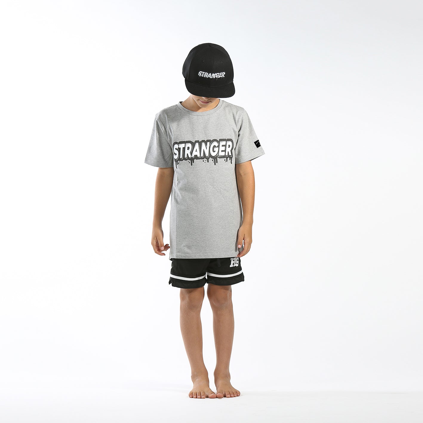 Stranger' Scoop Tee - greymarle