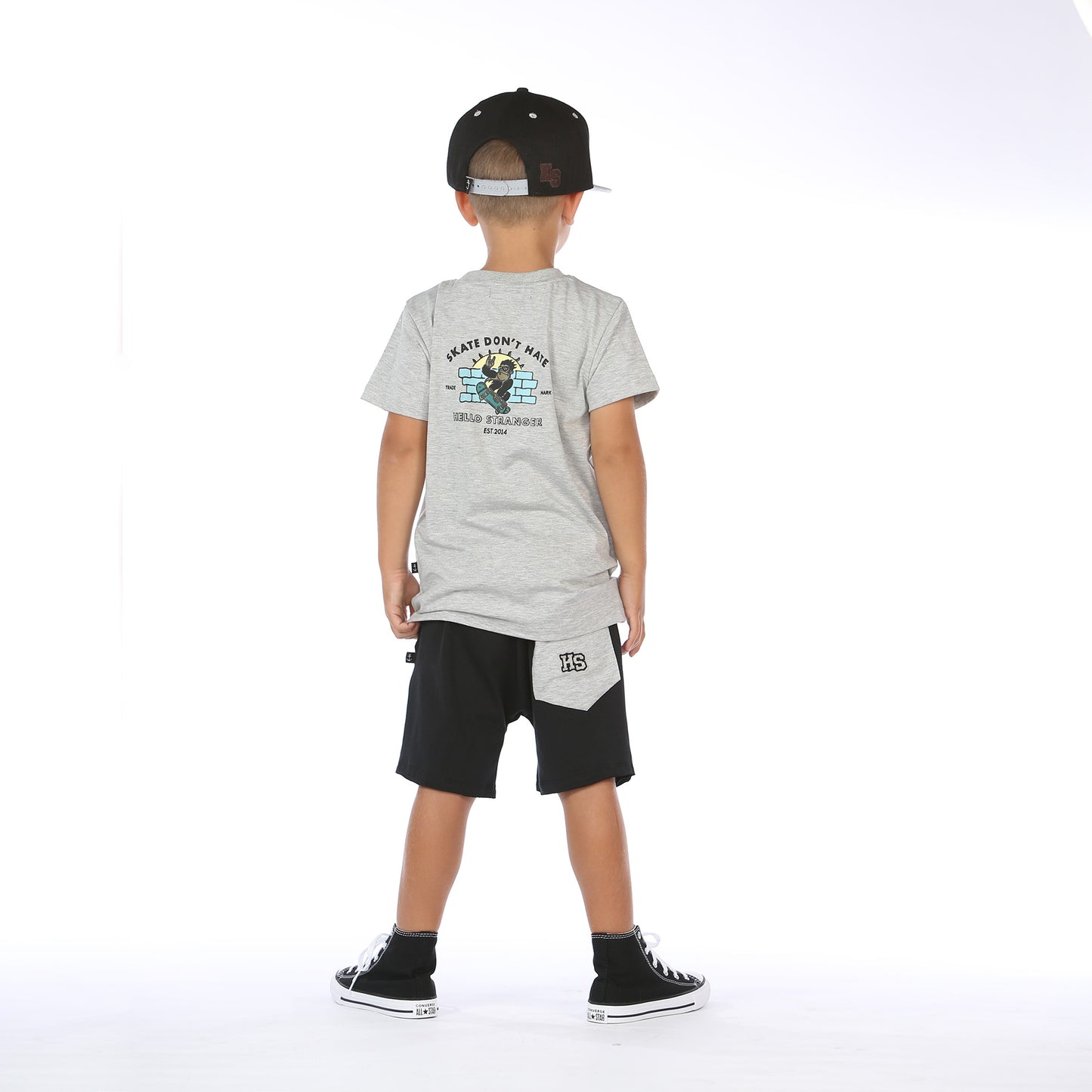 Skate Don't Hate Tee - Grey