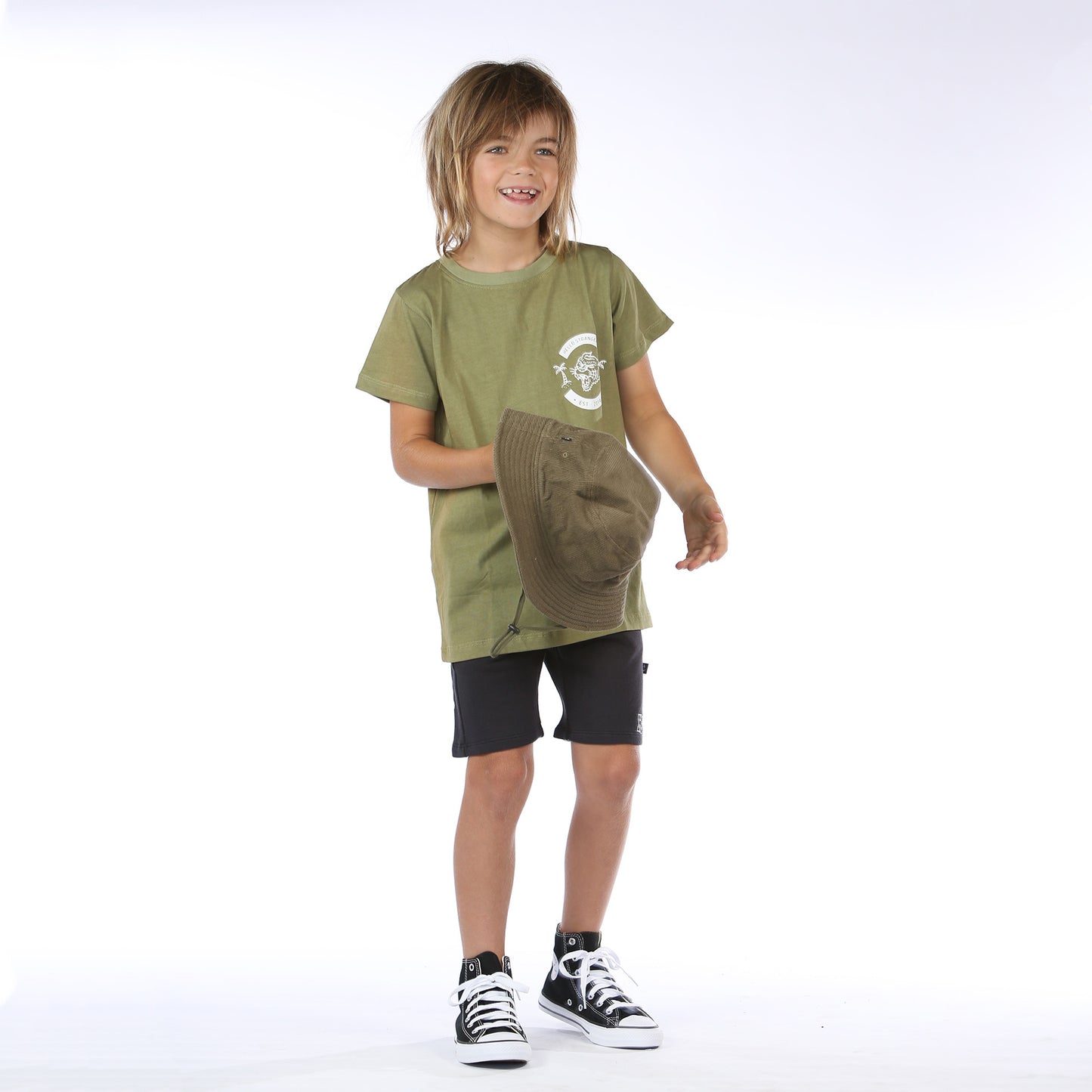 Hello Stranger Wild Tee - Sage