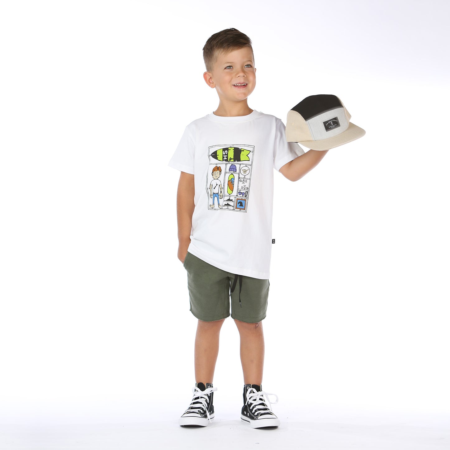Puzzle Tee - White