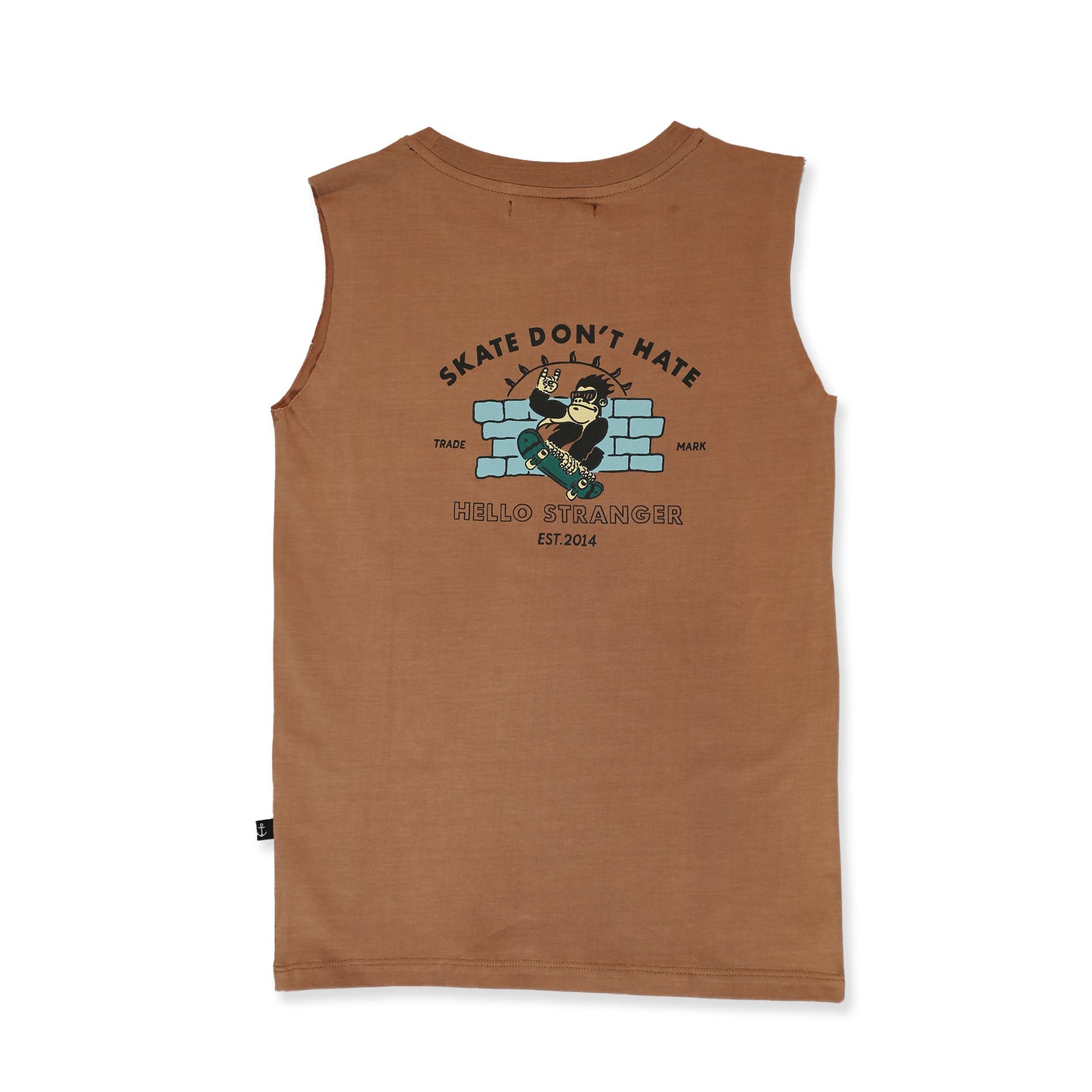 Skate Don't Hate Tee - Brown