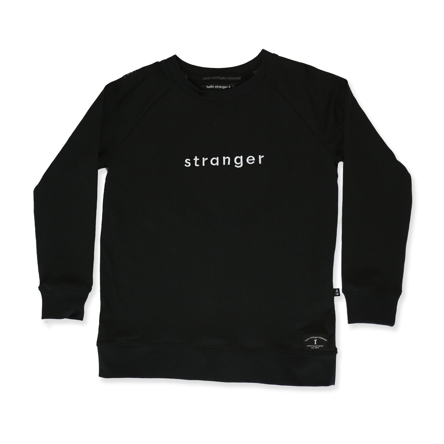 Raglan Crew - Black