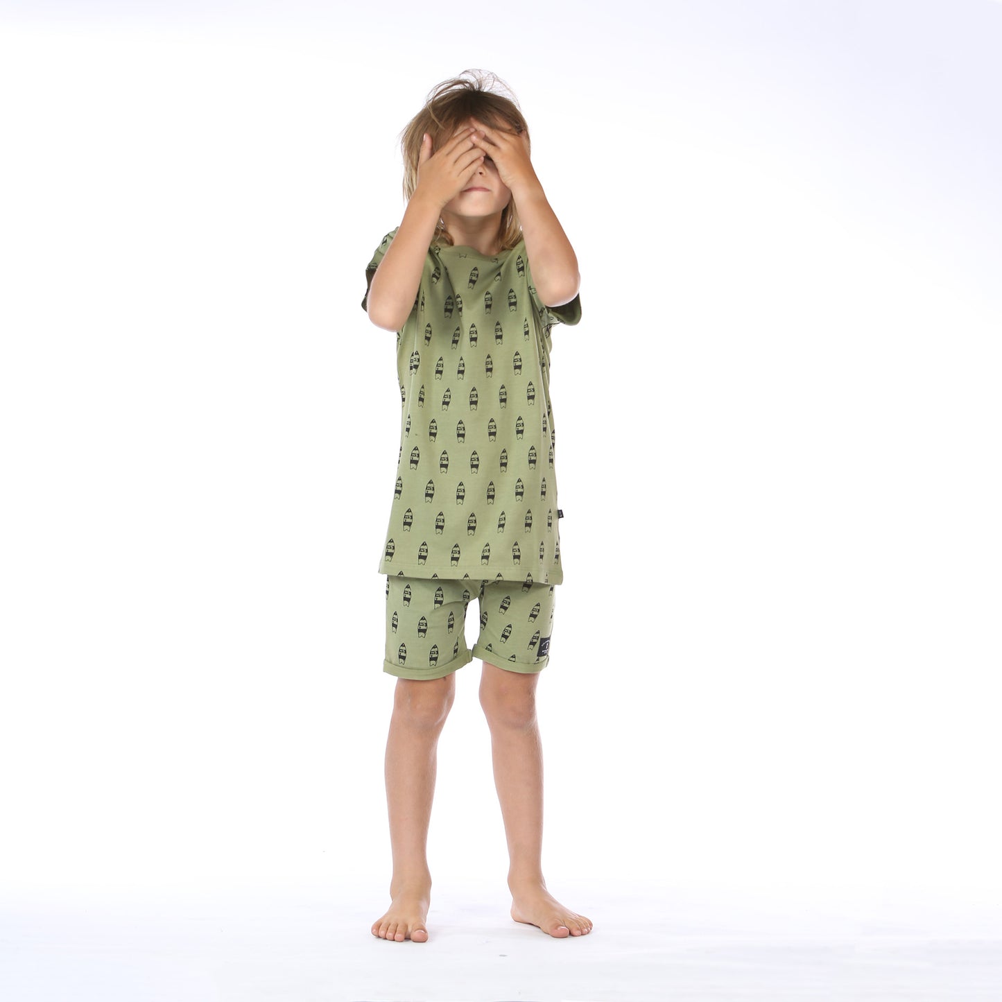 Surf Summer PJ's - Sage