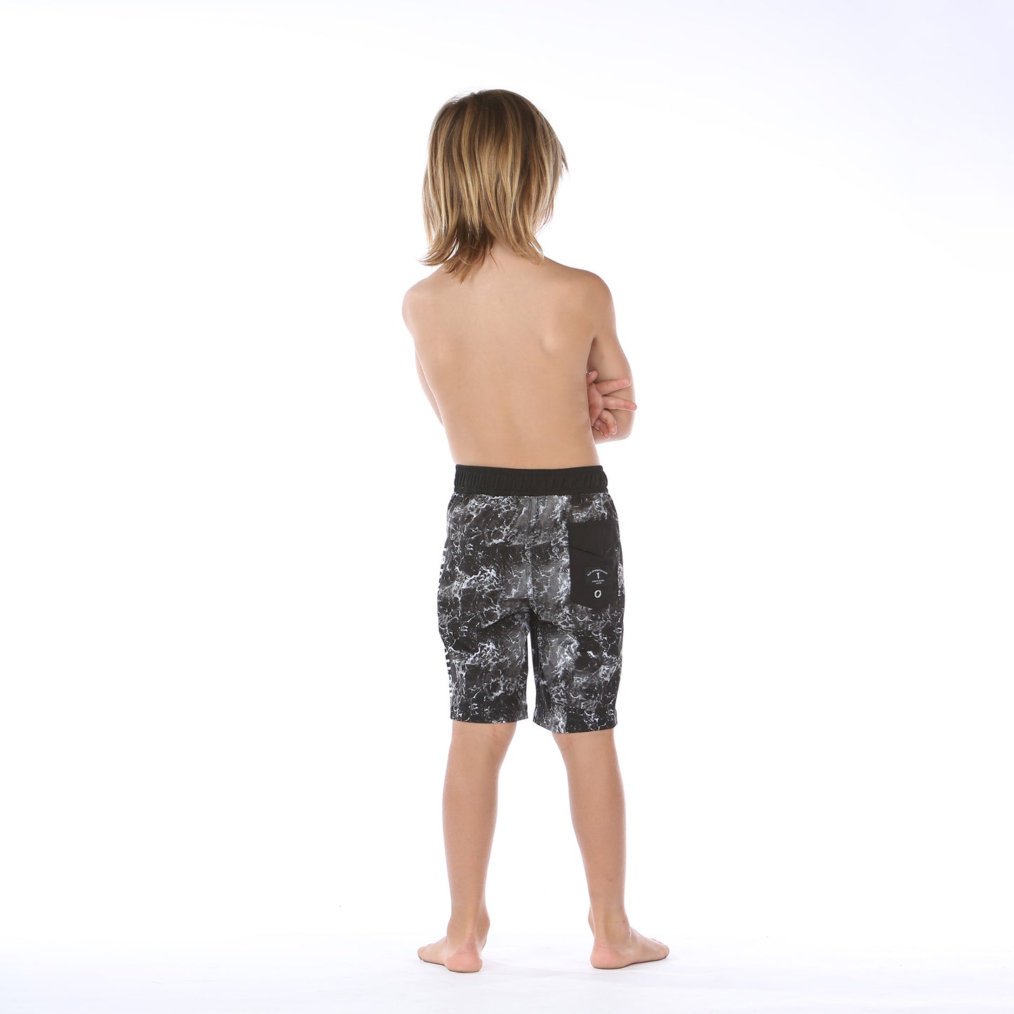 Waves Long Board Short - Black Dye