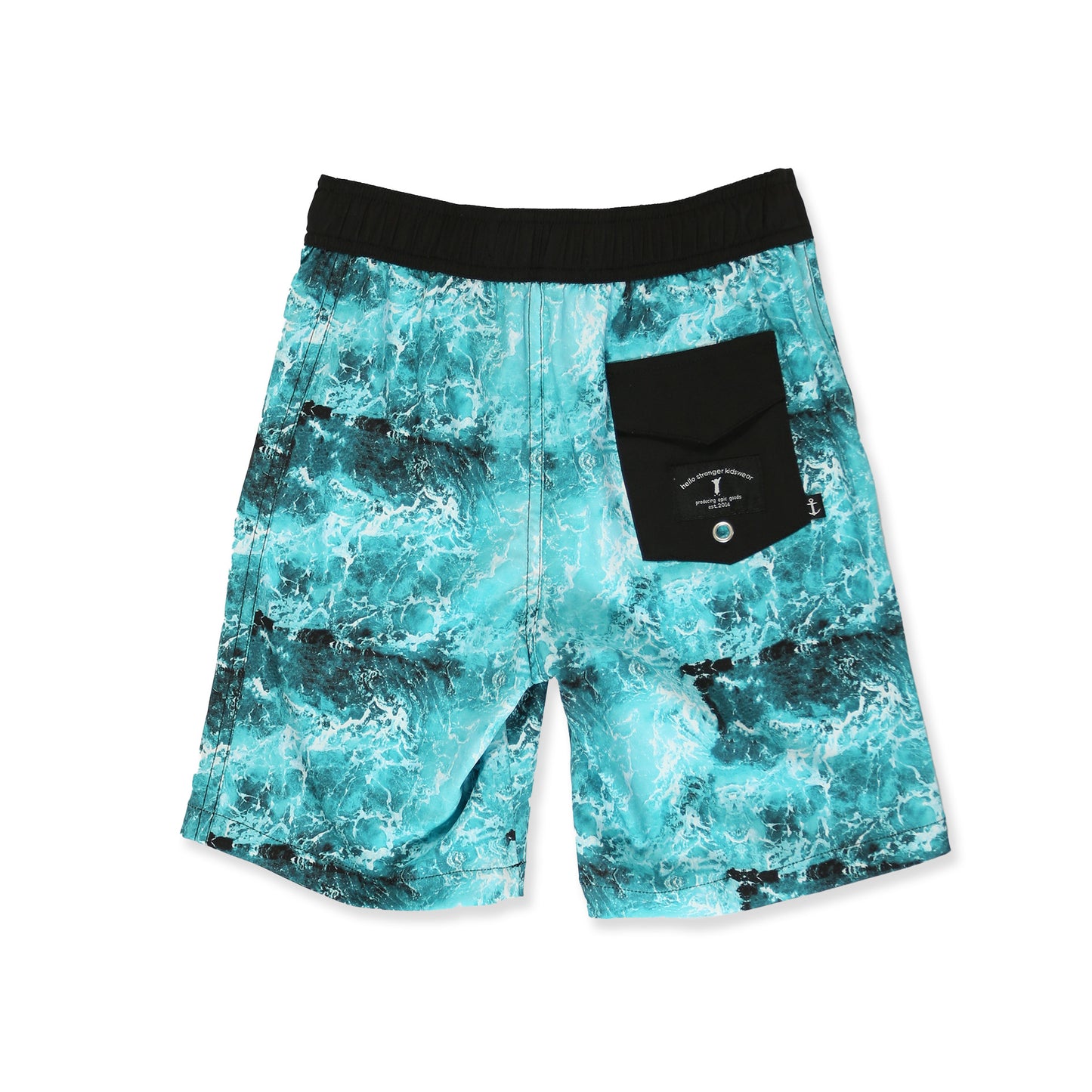 Waves Long Board Short - Ocean Dye