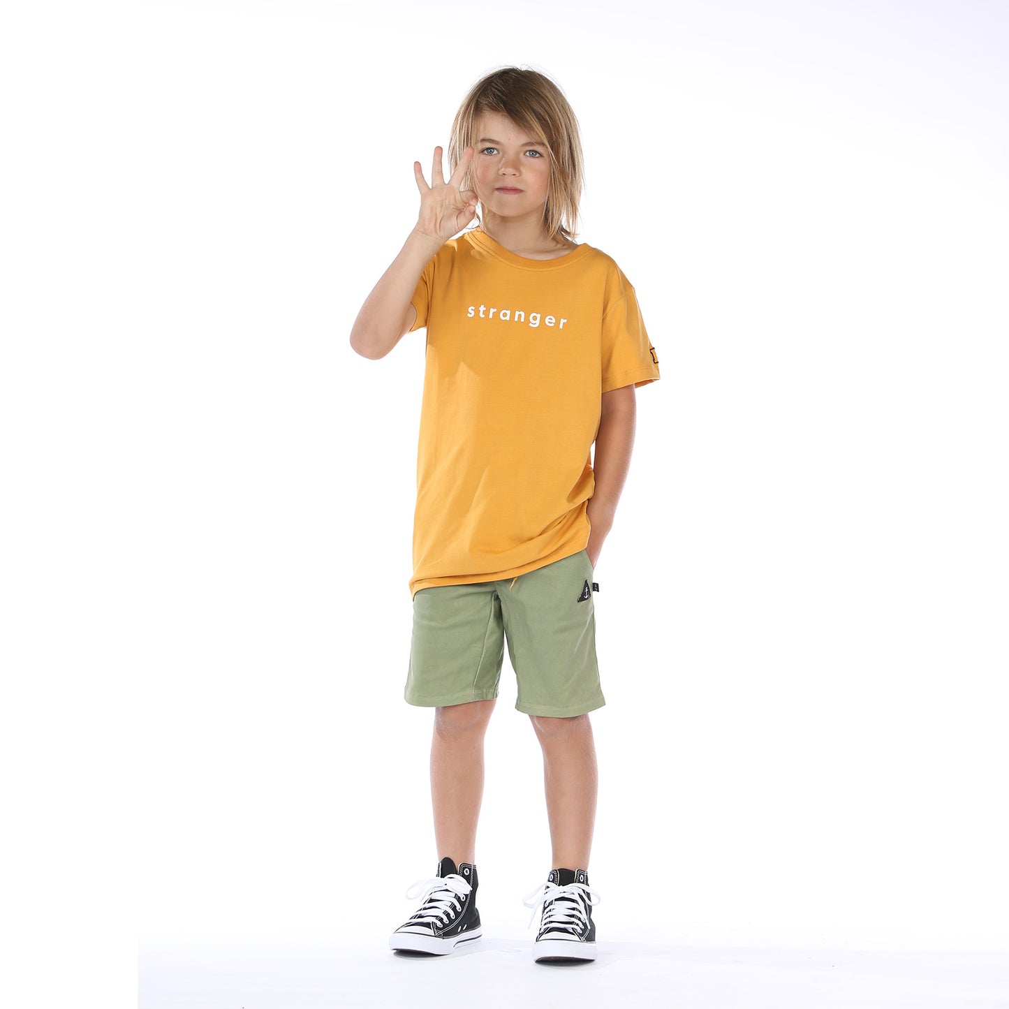 Scoop Tee - Mustard