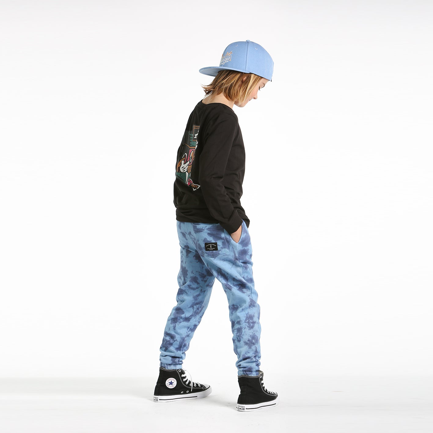 Cruiser track pant - pacific blue dye