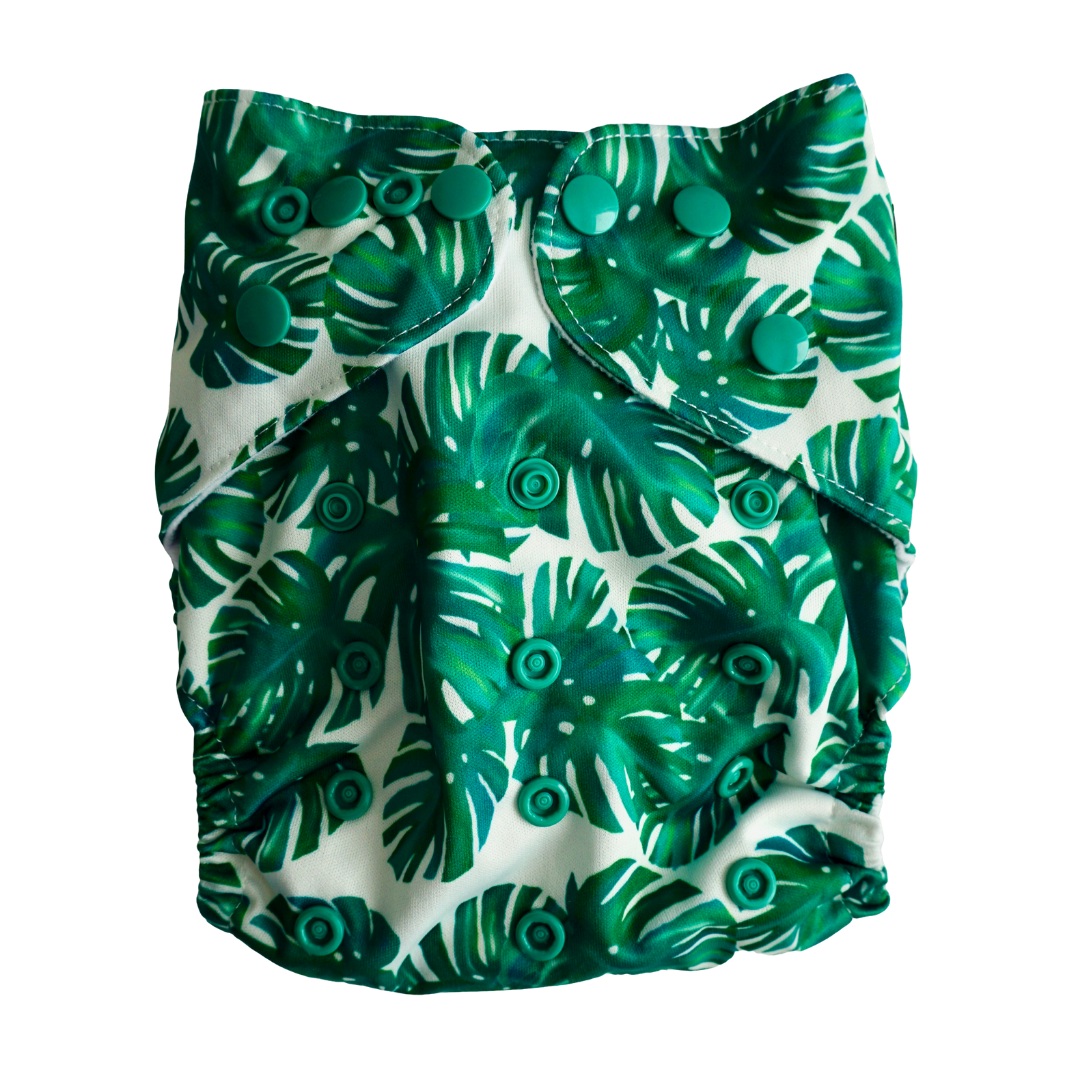 Cloth Nappy - Monstera