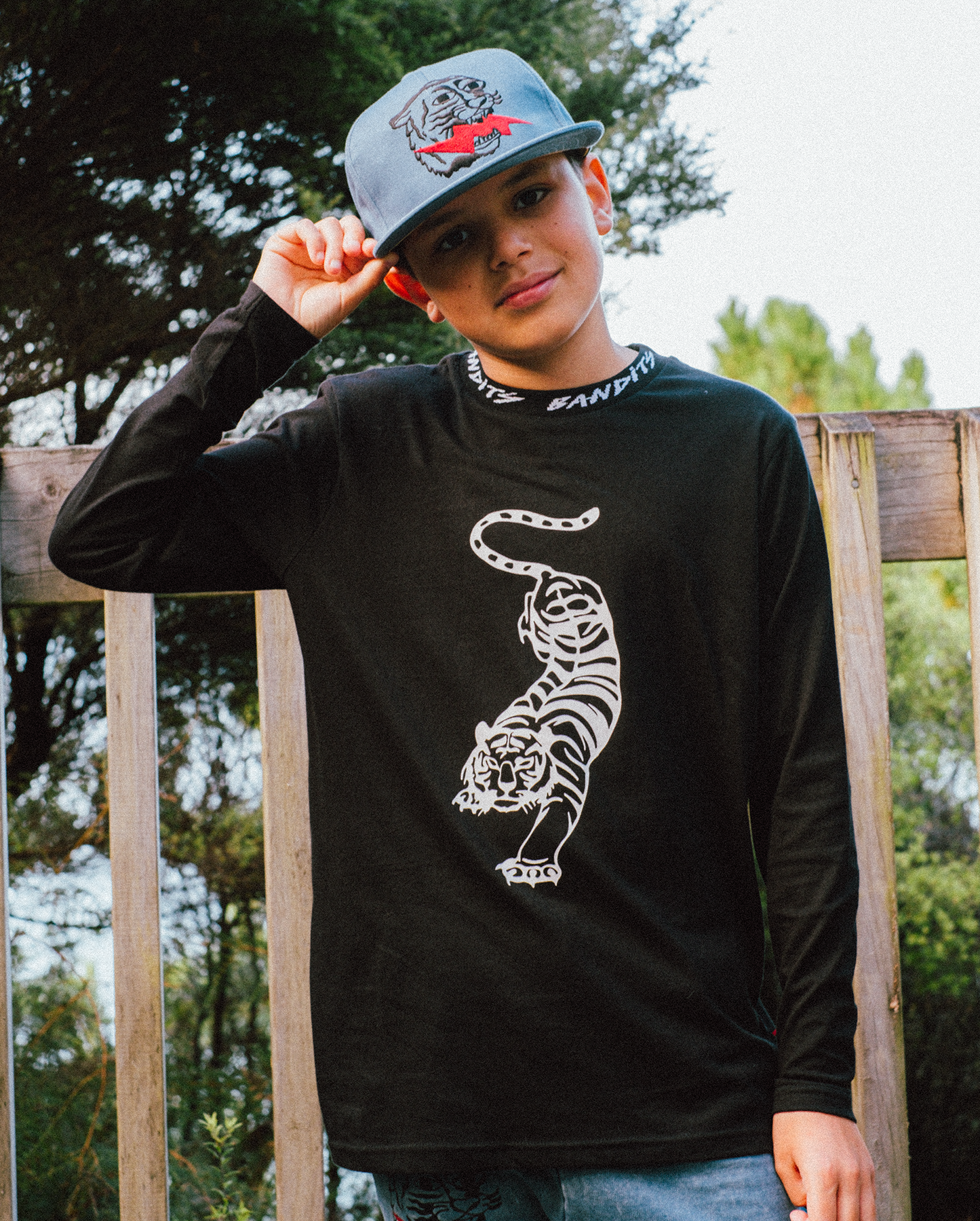 Long Sleeve Tee - Crouching Tiger