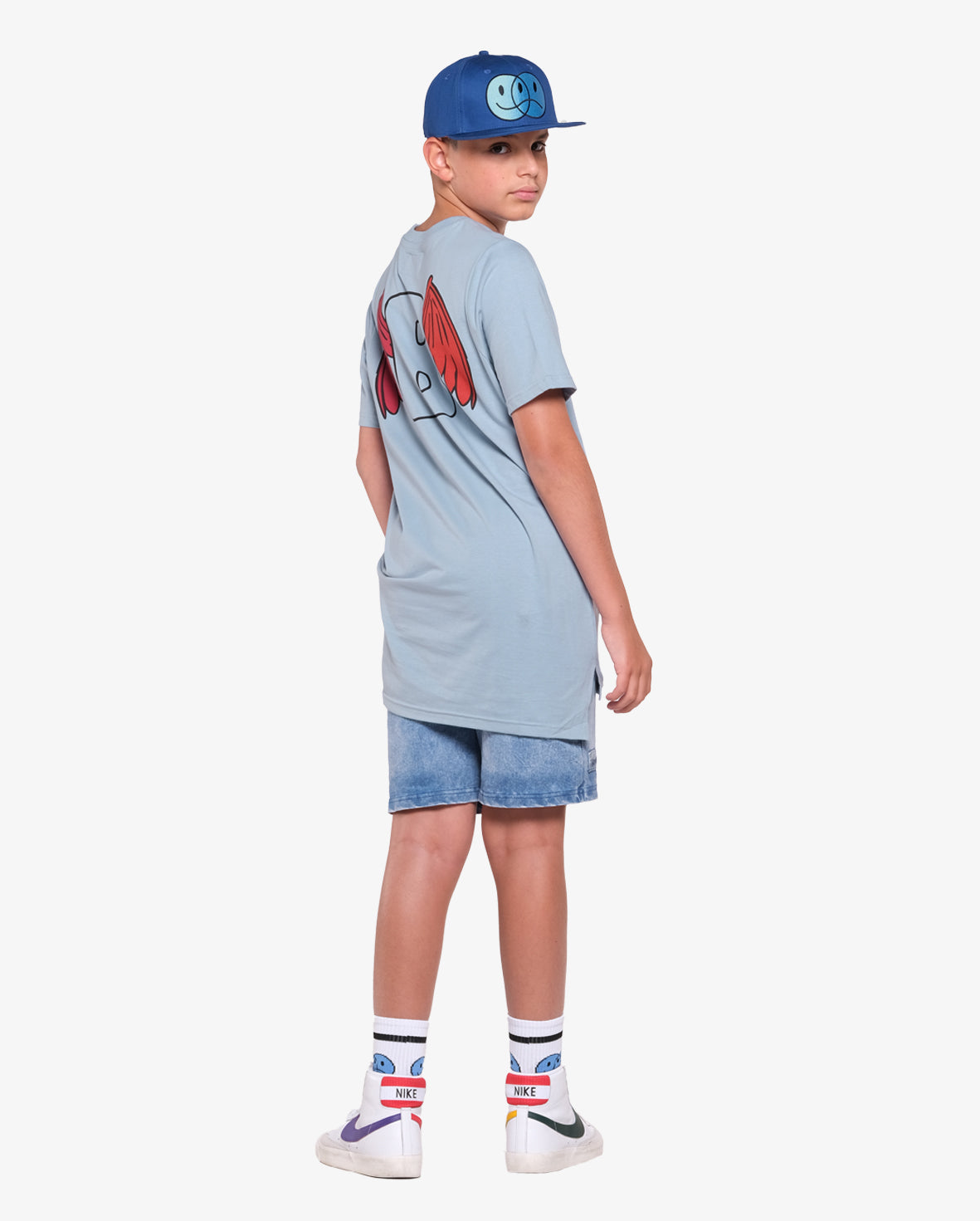 Shorts Acid Blue Denim